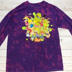 Rugrats tie dye long sleeve top